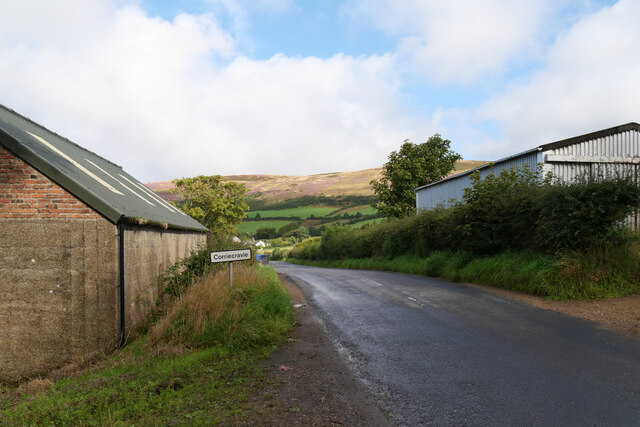 The Main Road Entering Corriecravie, © Habiloid Cc-by-sa 2.0 