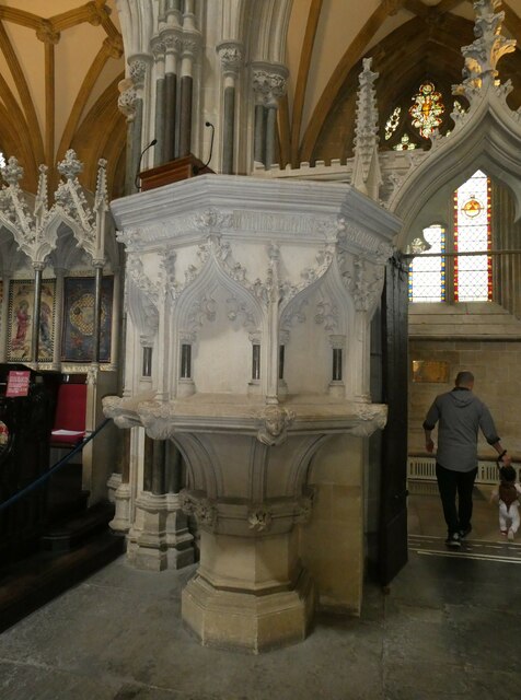 Wells Cathedral Pulpit © Basher Eyre Cc By Sa20 Geograph Britain