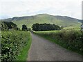 The road to Wester and Easter Upper Urquhart Farms