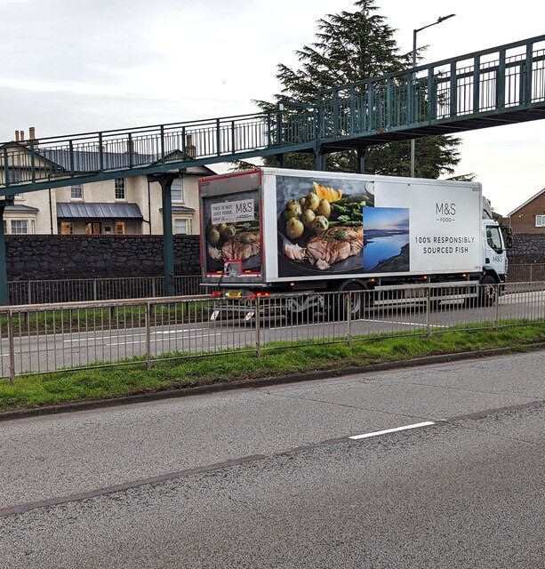 M&S lorry, Malpas, Newport © Jaggery cc-by-sa/2.0 :: Geograph Britain ...