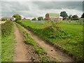 Sitlington Footpath 18 approaching the Netherton village