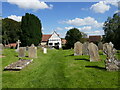 Path in the churchyard, Yelden