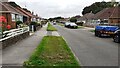 Looking east along High Moor Crescent