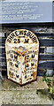 Old Milestone by the A490, High Street, Llanfyllin