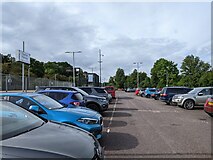 ST0413 : Car park at Tiverton Parkway Railway Station by Rob Purvis