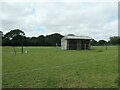 Paddocks and shed, South Town, Medstead