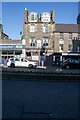 Royal Arch Bar and wooden sign, High Street, Montrose, Angus