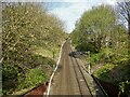 Metrolink tracks heading towards Crumpsall