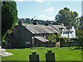 TL0211 : Houses by churchyard, Great Gaddesden by Robin Webster