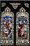 NY6820 : Appleby-in-Westmoreland, St. Lawrence's Church: Stained glass window 3 by Michael Garlick