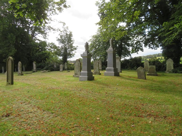 Memorials in Bonkyl Kirkyard © M J Richardson cc-by-sa/2.0 :: Geograph ...