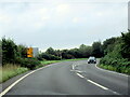 The A391 heading south from A30, Bodmin