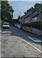 Dead-end side road in Groesffordd, Powys