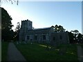 St Mary, Bishopstone at twilight