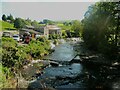 The River Bain upstream of the bridge, Bainbridge