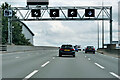 TL3600 : Overhead Sign Gantry on the M25 at Waltham Cross by David Dixon