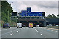 TL4401 : London Orbital Motorway approaching the Bell Common Tunnel by David Dixon