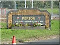 Perton village entrance sign