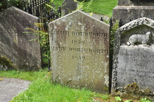 William Wordsworth grave, Grasmere,... © Ray Bird cc-by-sa/2.0 ...