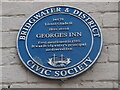 Blue Plaque in George Street