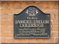 ST2936 : Coleridge Plaque in Dampiet Street by David Hillas
