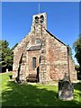 SJ4350 : St Edith's Church, Shocklach: the west end by John H Darch