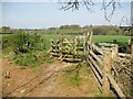 Footpath gate near Caldewbeck