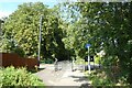 Rail trail crossing Tween Dykes Road