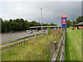 The M74 seen from Bothwell Services