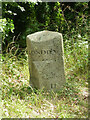 Milestone on Lower Road, Hale