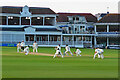 Canterbury: men round the bat at Spitfire St Lawrence