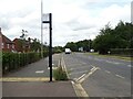 Bus stop on Warren Hill (A4300)