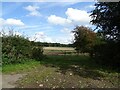 Field entrance off Pipewell Road