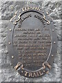W7966 : Foundation stone of St Colman's Cathedral at Cobh by Marathon