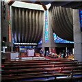 Our Lady Help of Christians, Kitts Green: interior looking towards the south transept