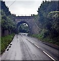 SE side of a stone bridge over the B4246 Brecon Road west of Abergavenny