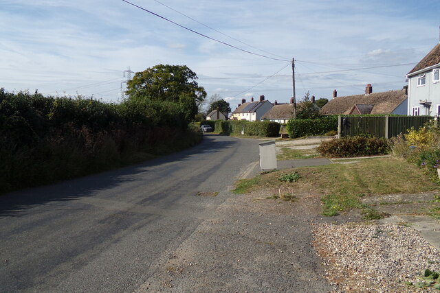 Church Road, Wickham St Paul © Geographer :: Geograph Britain and Ireland