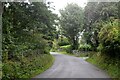 Minor road junction east of Llanllyfni