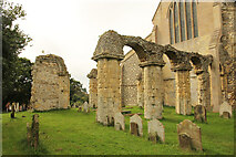 TM4249 : St. Bartholomew's ruined chancel by Richard Croft