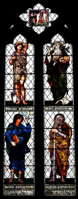 Brampton, St. Martin's Church: Window 1 by Morris and Burne-Jones (1878-80)