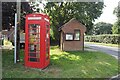 Bus stop shelter and K6 phone box