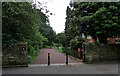 NZ2665 : The entrance to Heaton Park from Jesmond Vale Lane, Newcastle by habiloid