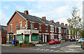 Balmoral Terrace seen from Second Avenue, Heaton, Newcastle