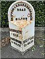 Old Milestone by the A59, Skipton Road, Bilton, Harrogate