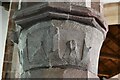 NY3259 : Burgh by Sands, St. Michael's Church: Nave capital 2 by Michael Garlick