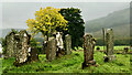 NN3528 : Kirkton, St Fillan's Priory, Graveyard by Mick Garratt