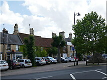 SP9668 : The Market Square, Higham Ferrers, east side by Jonathan Thacker