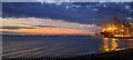 TM2832 : Felixstowe: sunset over the port by Christopher Hilton