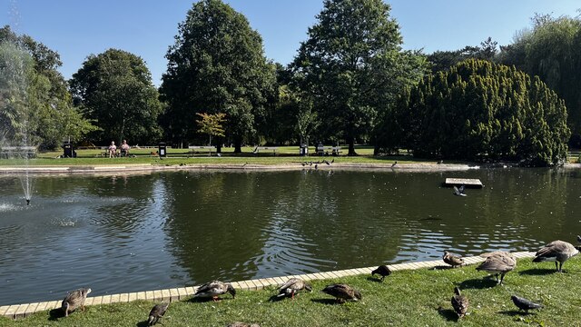 Pond, Pinner Memorial Park © Bryn Holmes :: Geograph Britain and Ireland