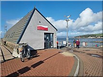 NS2059 : Ticket office at Largs Pier by Oliver Dixon